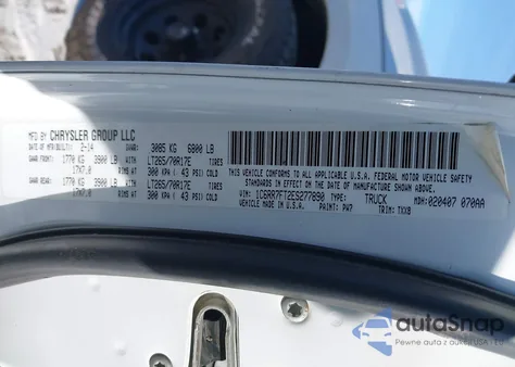 2014 Ram 1500 from USA, damaged, VIN 1C6RR7FT2ES277890